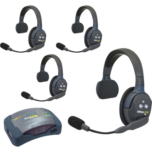 Eartec UltraLITE HD HUB - 4 Person Kit