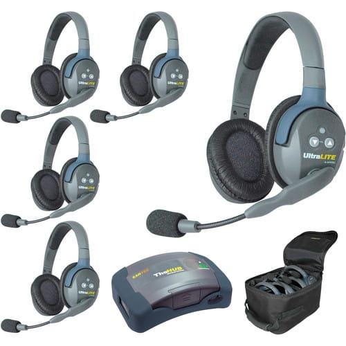 Eartec UltraLITE HD HUB - 5 Person Kit