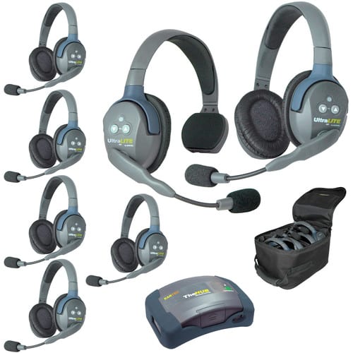 Eartec UltraLITE HD HUB - 7 Person Kit