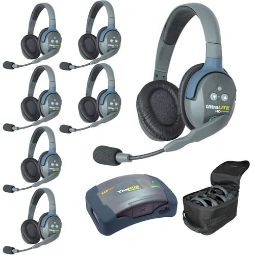 Eartec UltraLITE HD HUB - 7 Person Kit