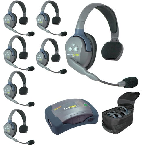 Eartec UltraLITE HD HUB - 7 Person Kit