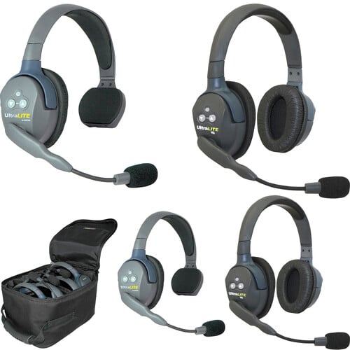 Eartec UltraLITE HD - 4 Person Kit